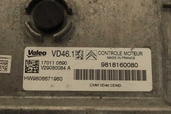 BOITIER ELECTRONIQUE PEUGEOT 208 1.2 PURETECH - Vue 3